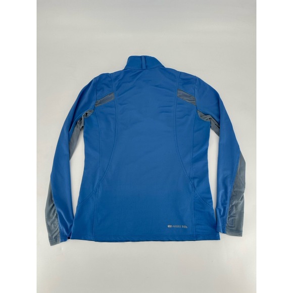 ARIAT TEK 1/4 Zip Long Sleeve Lightweight Blue Pullover M Womens Jacket - Picture 10 of 12